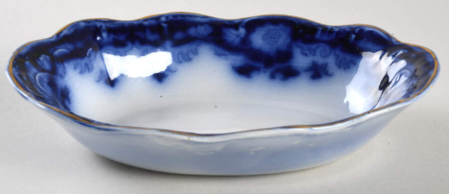 Crumlin (Flow Blue) Bon Bon by Myott Staffordshire-1