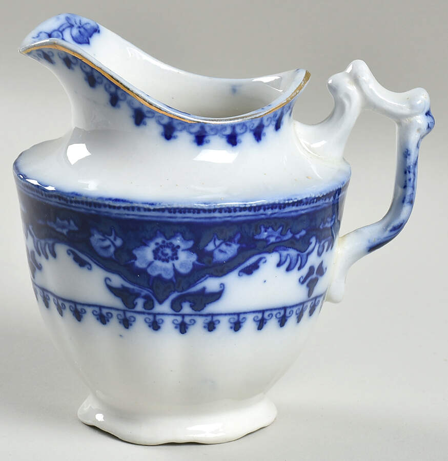 Crumlin (Flow Blue) Creamer by Myott Staffordshire-1