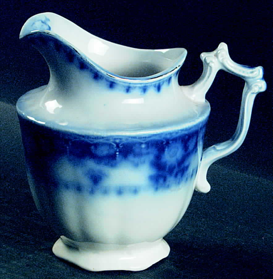 Crumlin (Flow Blue) 24 Oz Pitcher by Myott Staffordshire-1