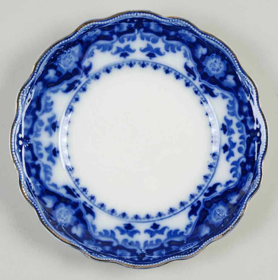 Crumlin (Flow Blue) Salad Plate by Myott Staffordshire-1