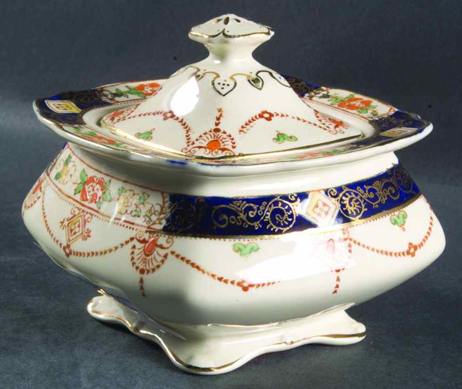Derby Sugar Bowl & Lid by Myott Staffordshire-1