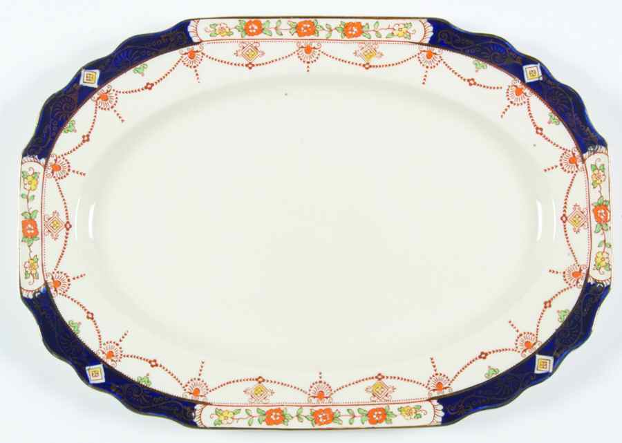 Derby 12" Oval Serving Platter by Myott Staffordshire-1