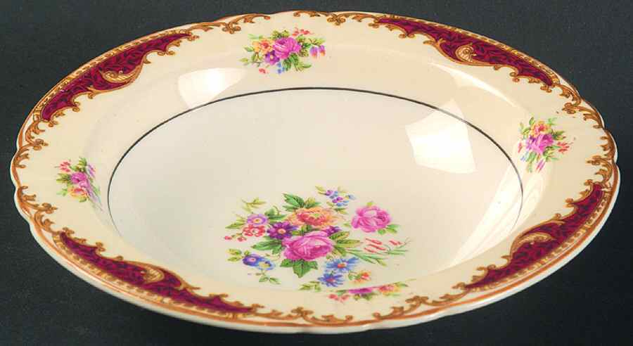 Dorothy Rim Fruit/Dessert (Sauce) Bowl by Myott Staffordshire-1