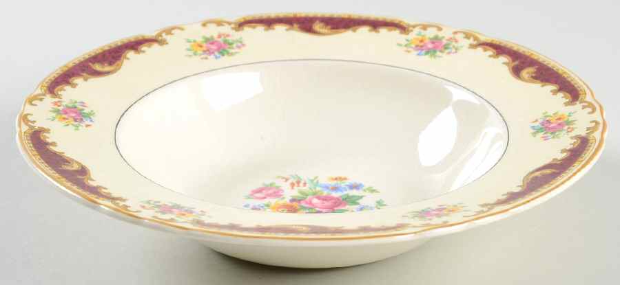 Dorothy Rim Soup Bowl by Myott Staffordshire-1