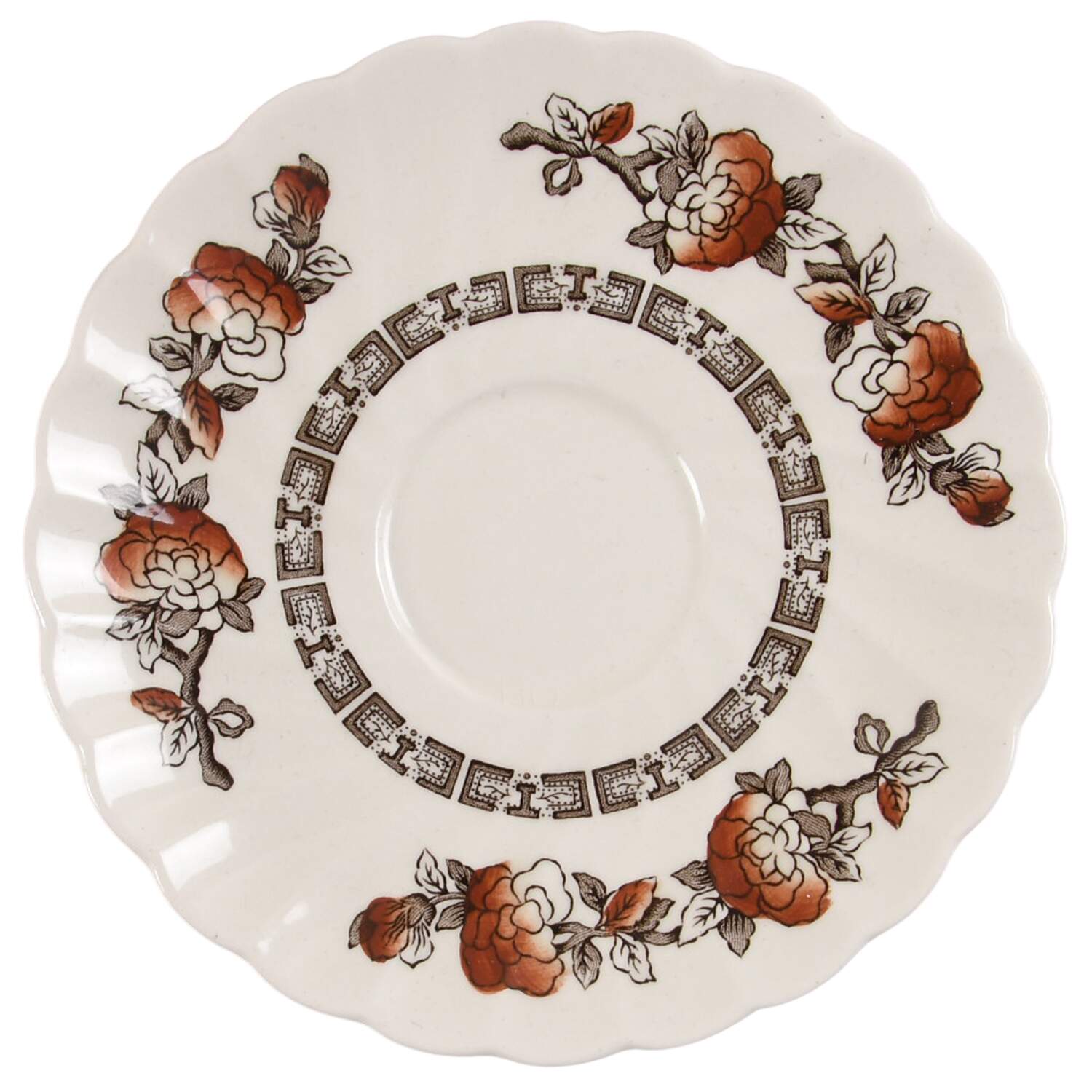Dynasty (Swirled) Saucer by Myott Staffordshire-1