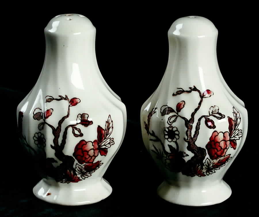 Dynasty (Swirled) Salt & Pepper Set by Myott Staffordshire-1