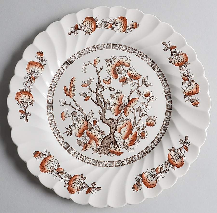 Dynasty (Swirled) Large Dinner Plate by Myott Staffordshire-1