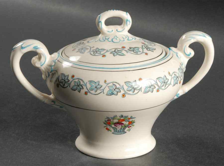 Elegance Sugar Bowl & Lid by Myott Staffordshire-1