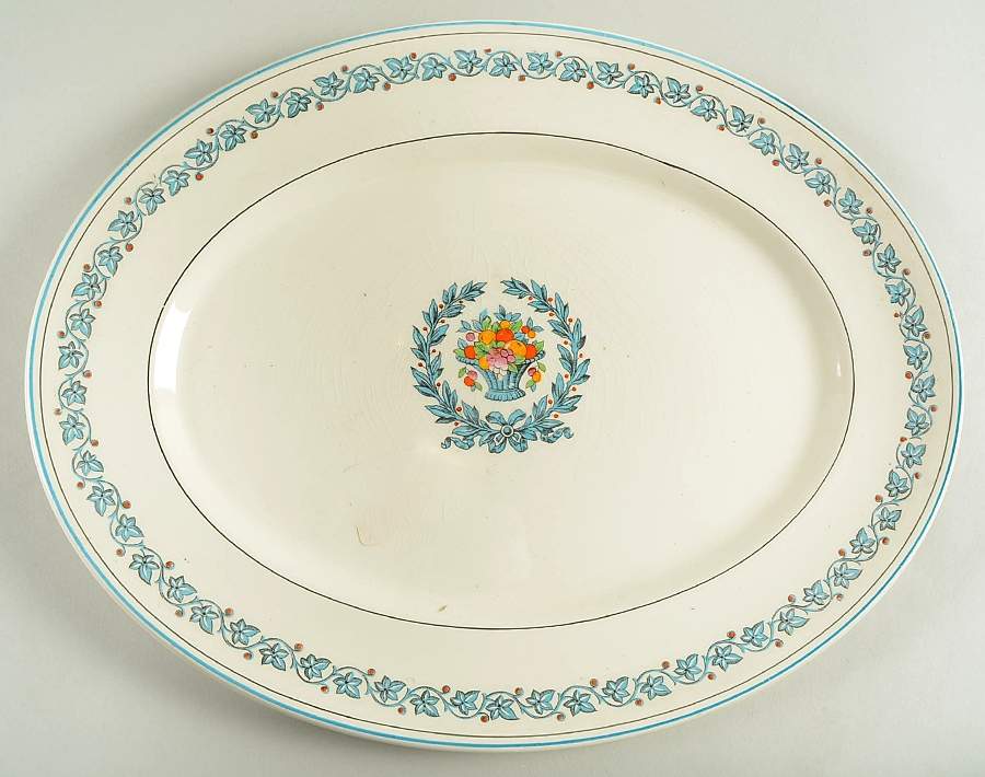 Elegance 12" Oval Serving Platter by Myott Staffordshire-1