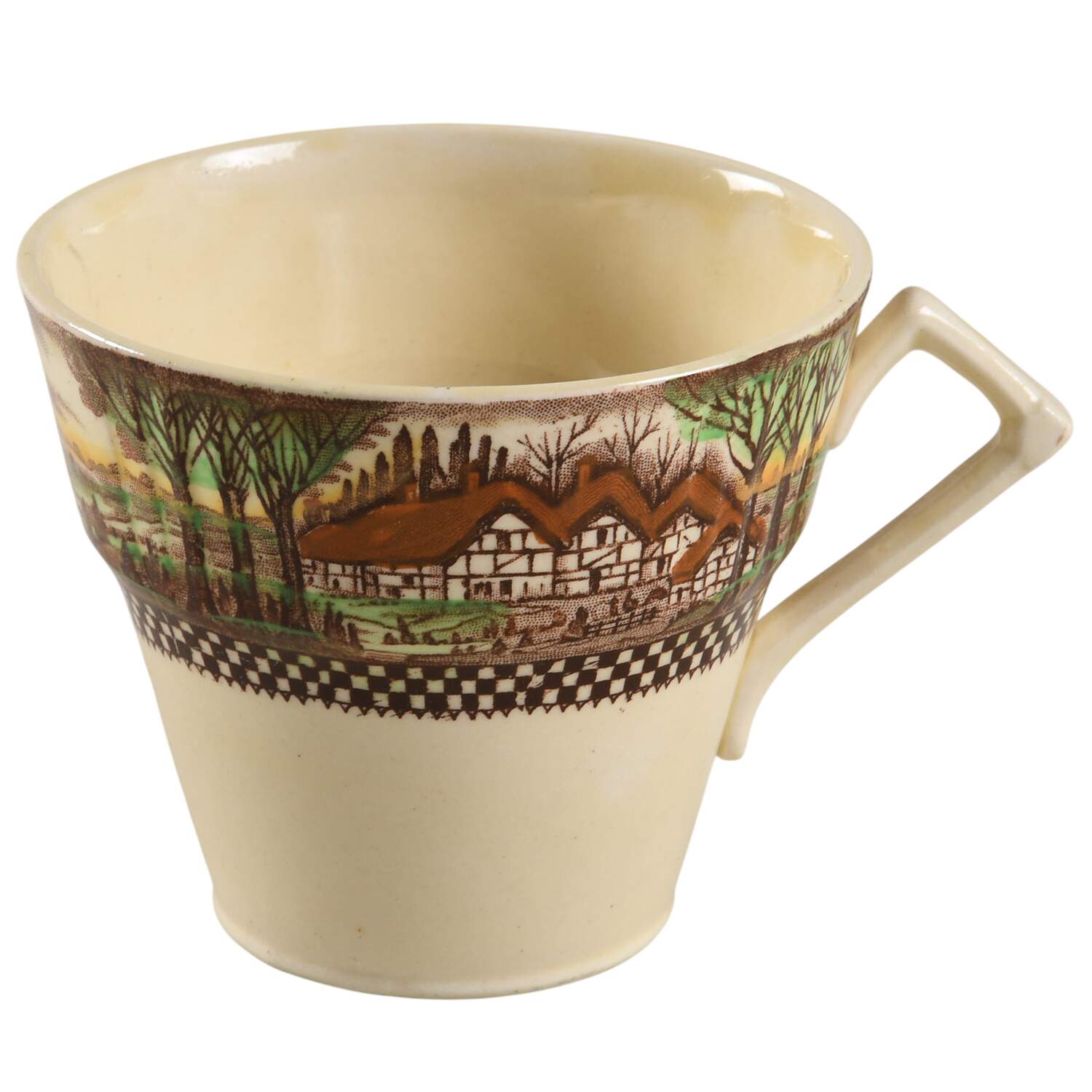 England's Countryside (No Trim) Flat Cup by Myott Staffordshire-1