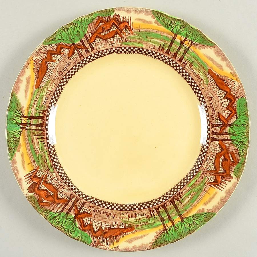England's Countryside (No Trim) Salad Plate by Myott Staffordshire-1