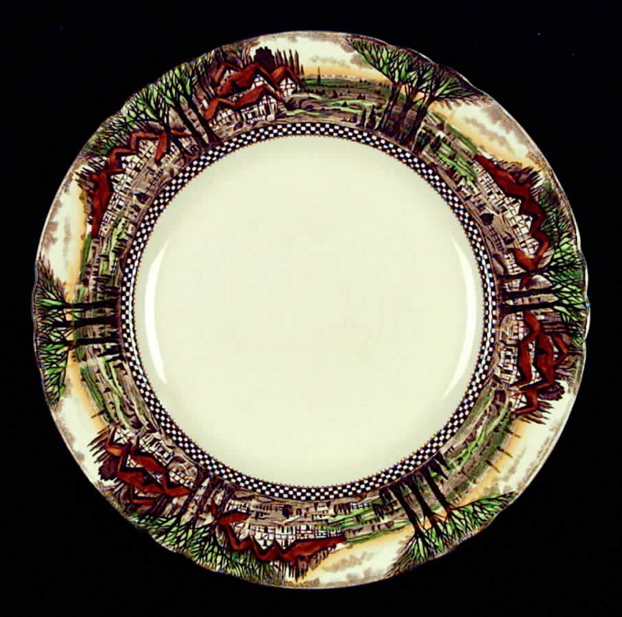 England's Countryside (No Trim) Luncheon Plate by Myott Staffordshire-1