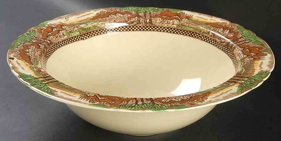 England's Countryside (No Trim) 9" Round Vegetable Bowl by Myott Staffordshire-1
