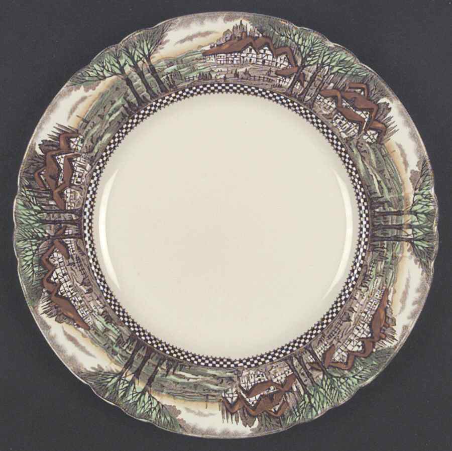 England's Countryside (No Trim) Dinner Plate by Myott Staffordshire-1
