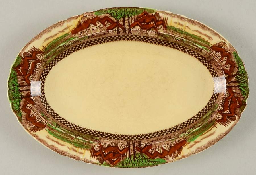 England's Countryside (No Trim) Relish by Myott Staffordshire-1
