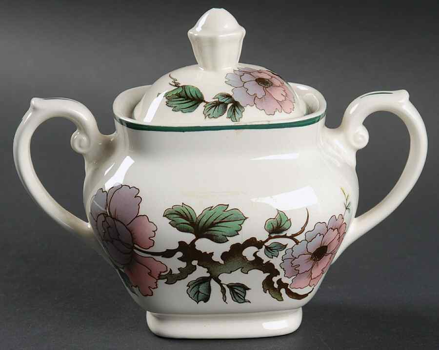 Exotic Garden Sugar Bowl & Lid by Franciscan-1