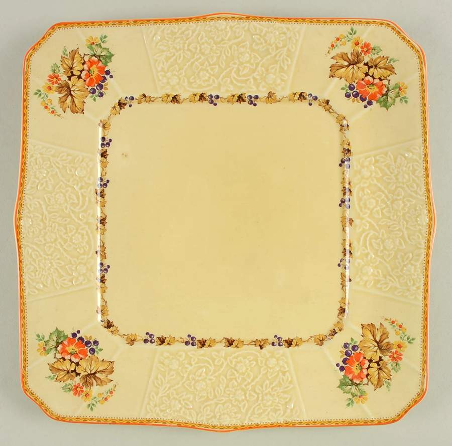 FH2909 12" Square Serving Platter by Myott Staffordshire-1
