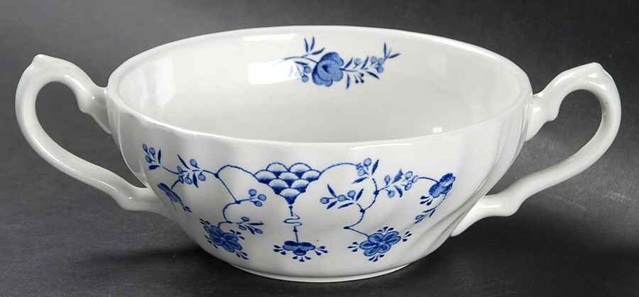 Finlandia Flat Cream Soup Bowl by Myott Staffordshire-1
