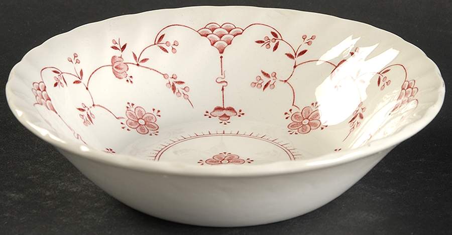 Finlandia Pink Coupe Cereal Bowl by Myott Staffordshire-1