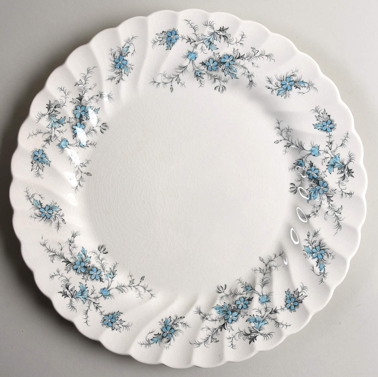 Forget Me Not Dinner Plate by Myott Staffordshire-1