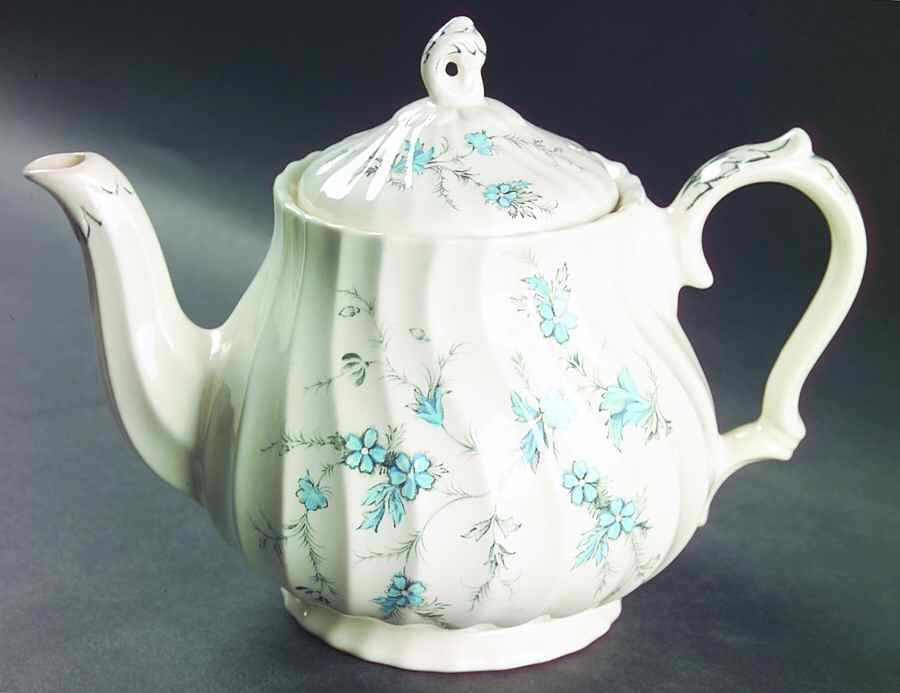 Forget Me Not Teapot & Lid by Myott Staffordshire-1