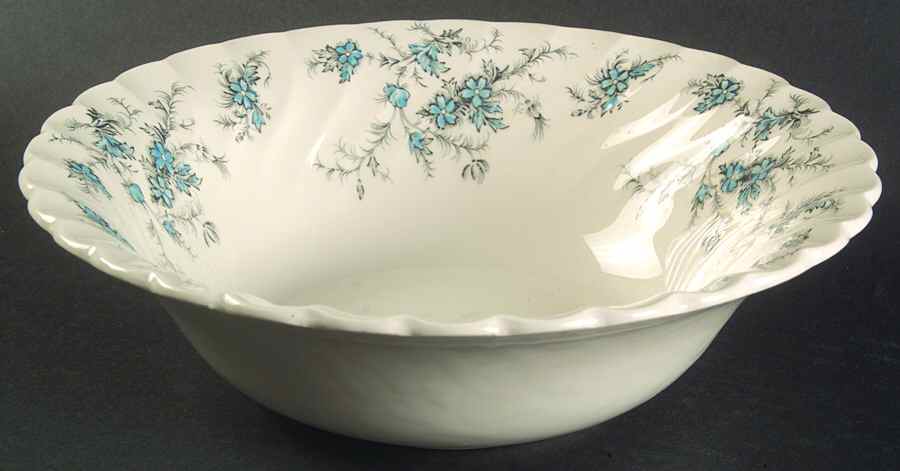 Forget Me Not 8" Round Vegetable Bowl by Myott Staffordshire-1