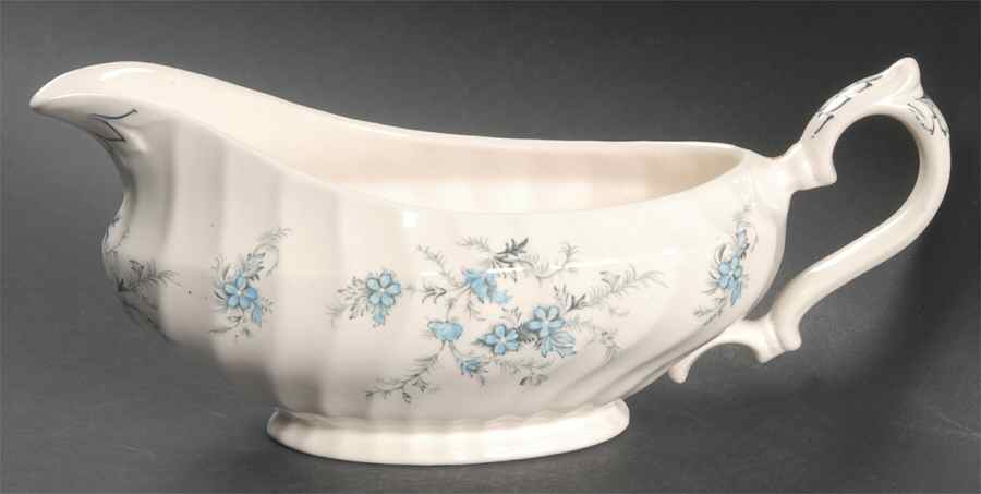 Forget Me Not Gravy Boat by Myott Staffordshire-1