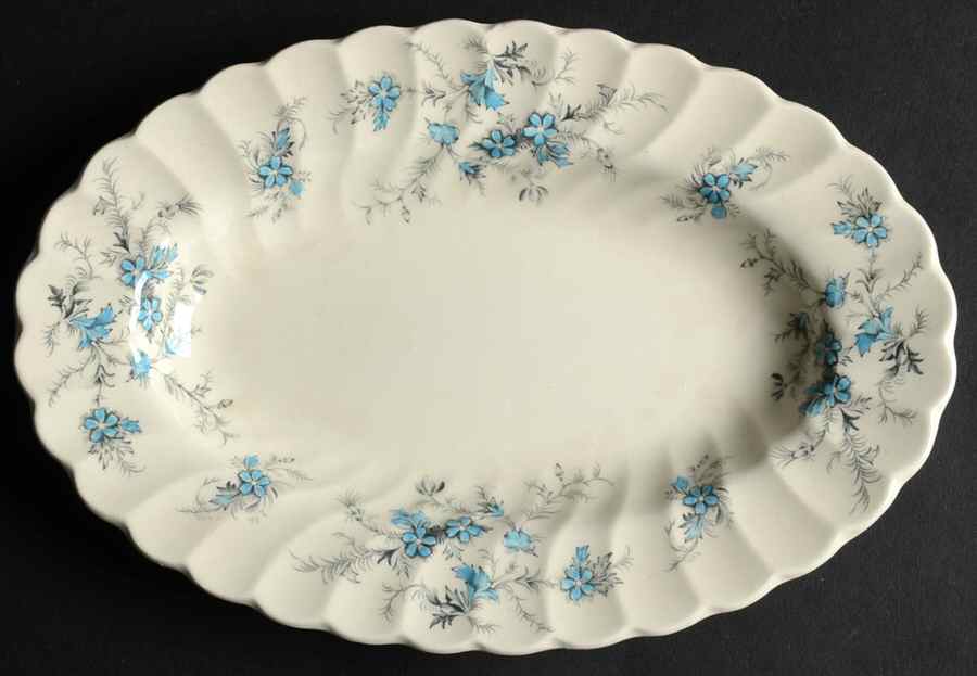 Forget Me Not Relish/Gravy Underplate by Myott Staffordshire-1