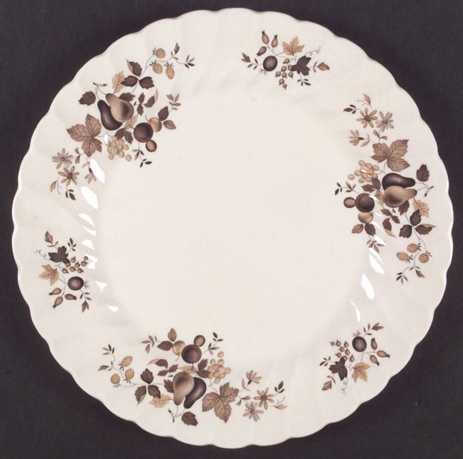Golden Fruit Dinner Plate by Myott Staffordshire-1