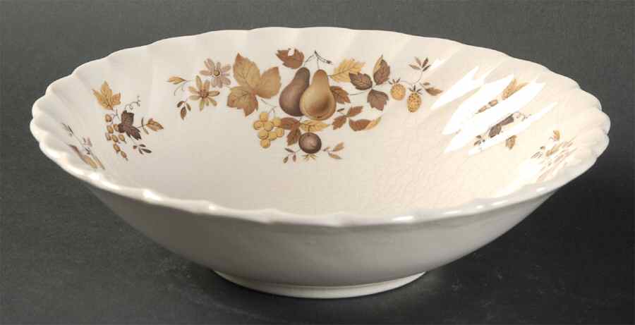 Golden Fruit Coupe Cereal Bowl by Myott Staffordshire-1