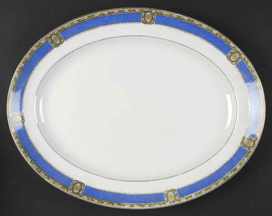 The Hatherton 14" Oval Serving Platter by Myott Staffordshire-1
