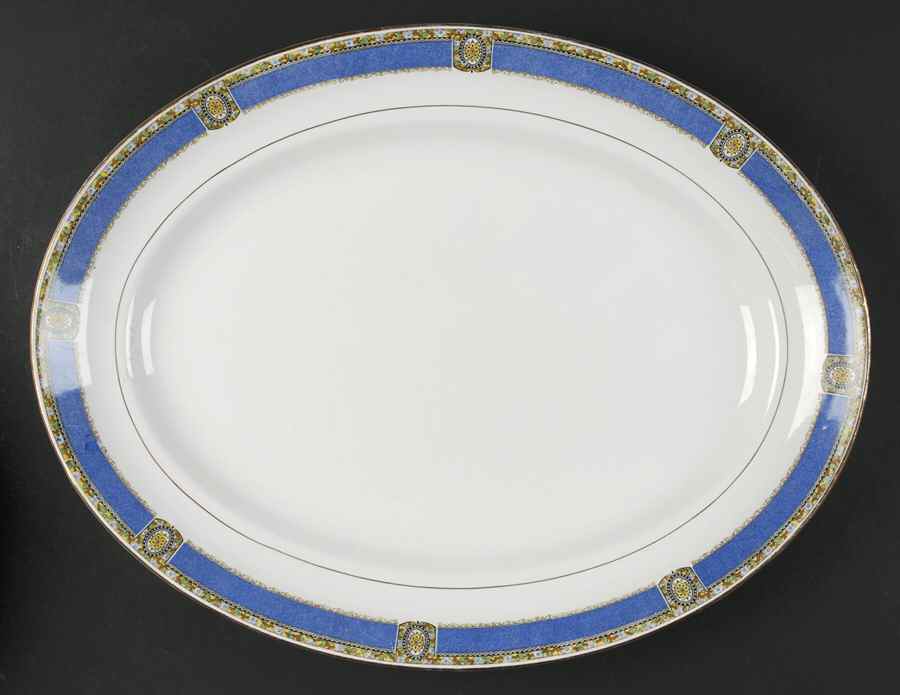 The Hatherton 16" Oval Serving Platter by Myott Staffordshire-1