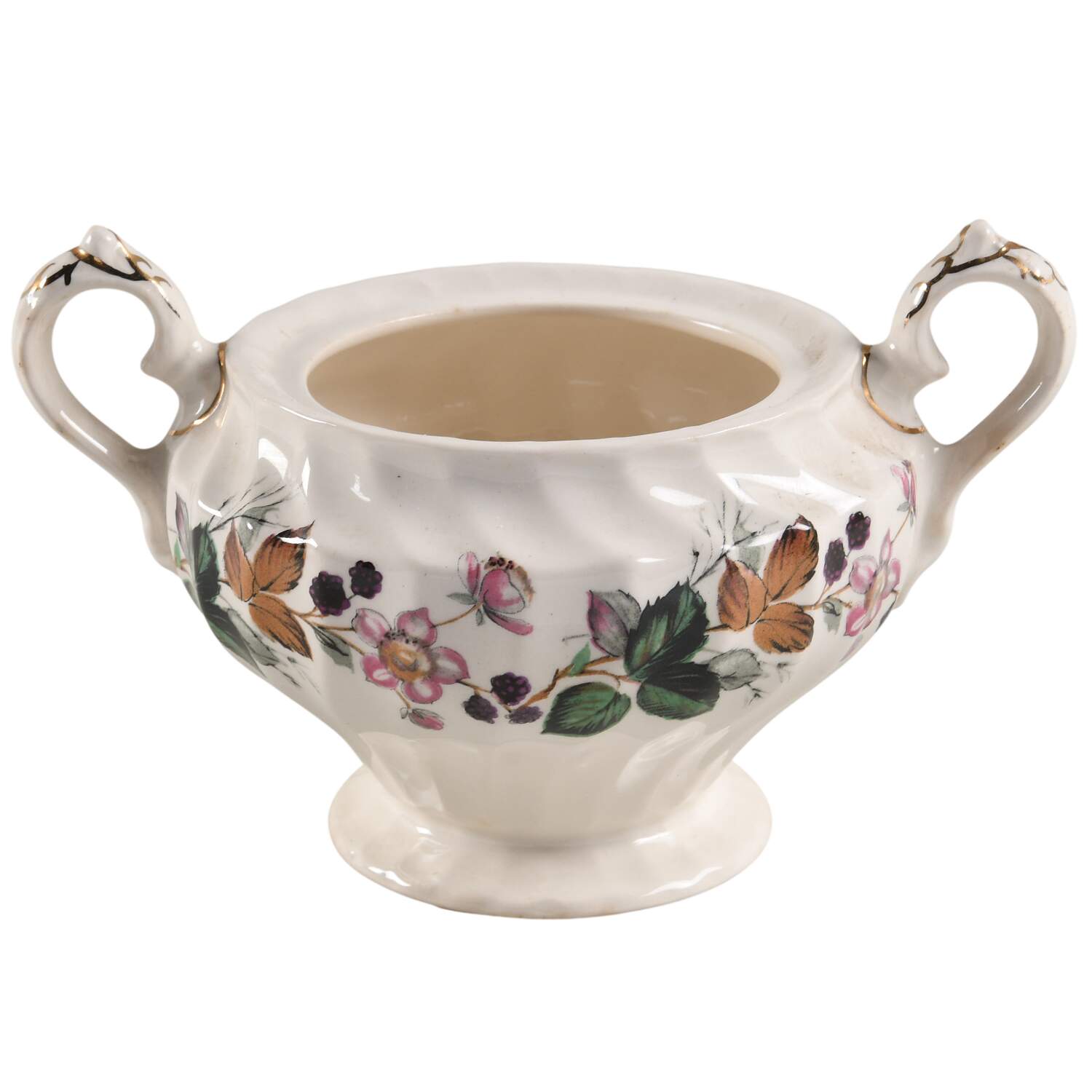Hedgerow Sugar Bowl No Lid by Myott Staffordshire-1