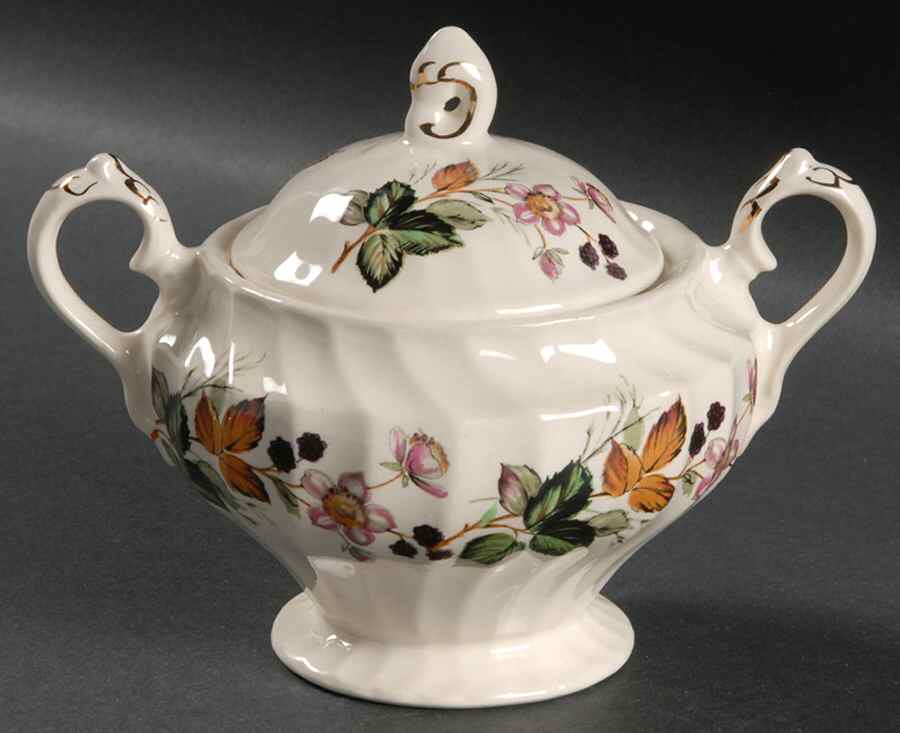 Hedgerow Sugar Bowl & Lid by Myott Staffordshire-1
