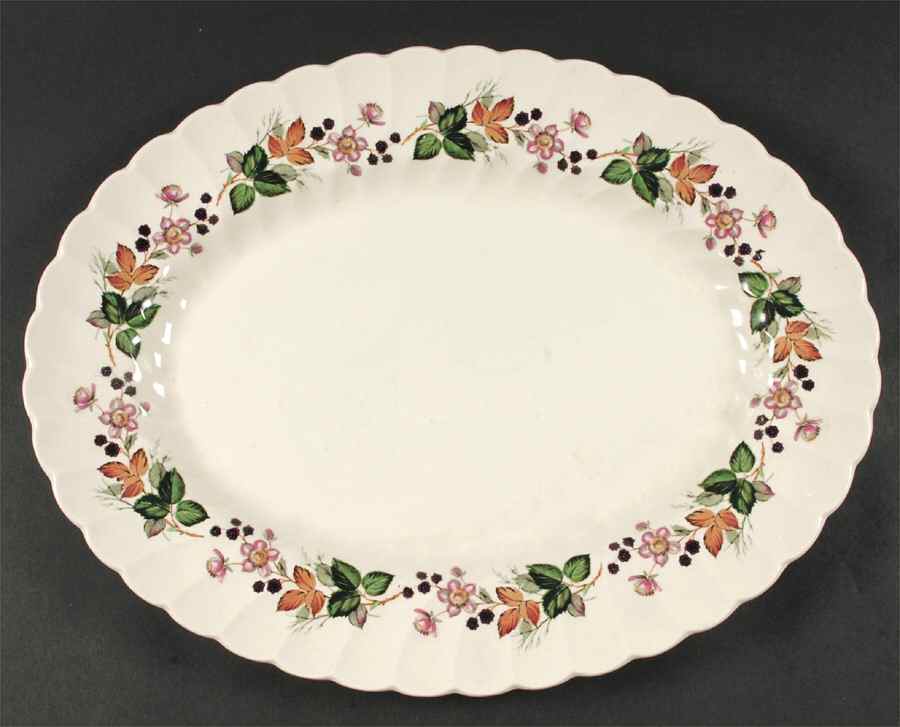 Hedgerow 16" Oval Serving Platter by Myott Staffordshire-1