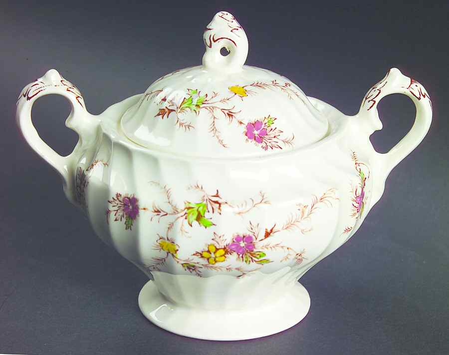 Heritage Sugar Bowl & Lid by Myott Staffordshire-1