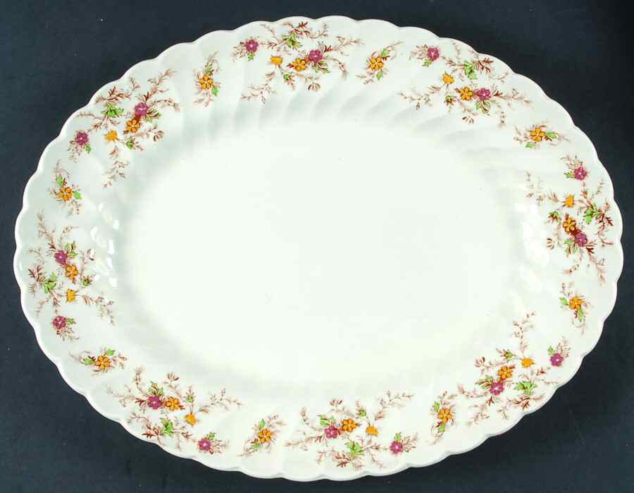 Heritage 16" Oval Serving Platter by Myott Staffordshire-1