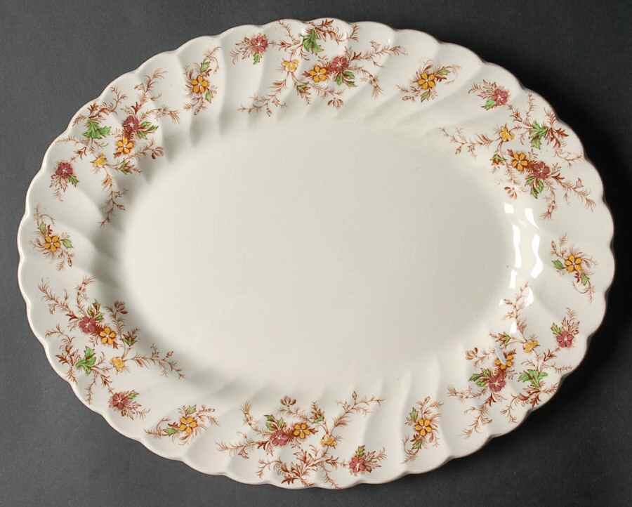 Heritage 12" Oval Serving Platter by Myott Staffordshire-1