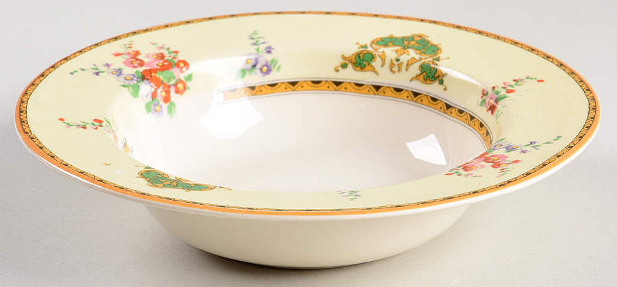 The Hollyhock Rim Fruit/Dessert (Sauce) Bowl by Myott Staffordshire-1