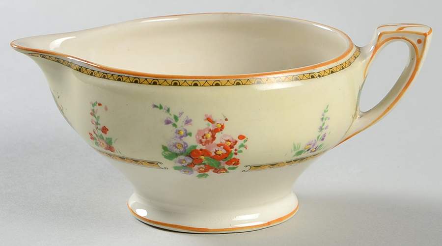 The Hollyhock Creamer by Myott Staffordshire-1