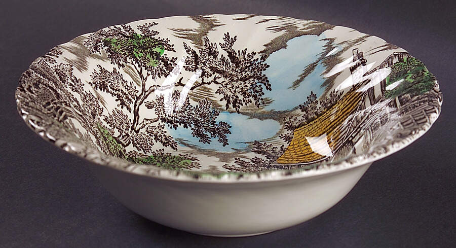 The Hunter Multicolor 8" Round Vegetable Bowl by Myott Staffordshire-1