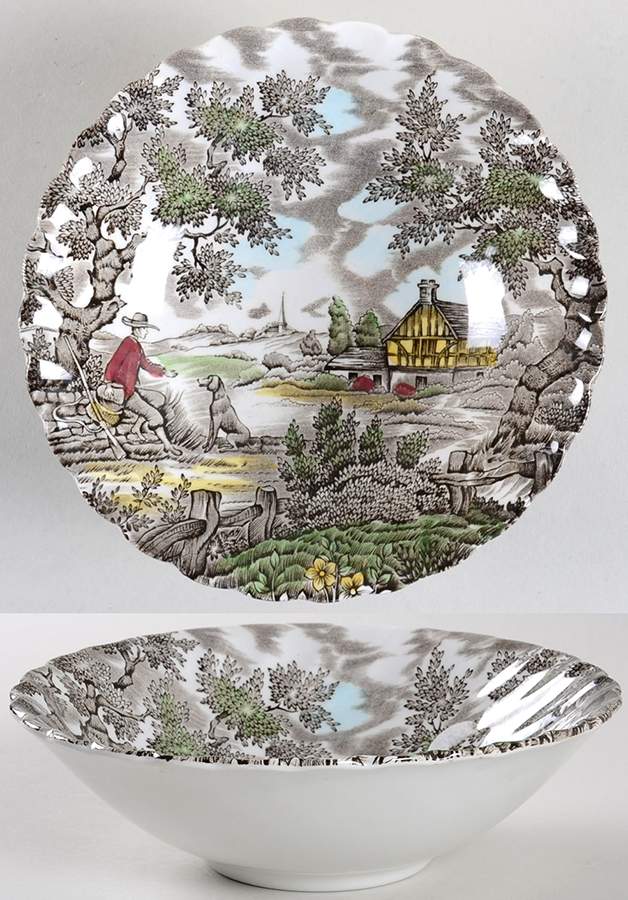 The Hunter Multicolor Coupe Cereal Bowl by Myott Staffordshire-1