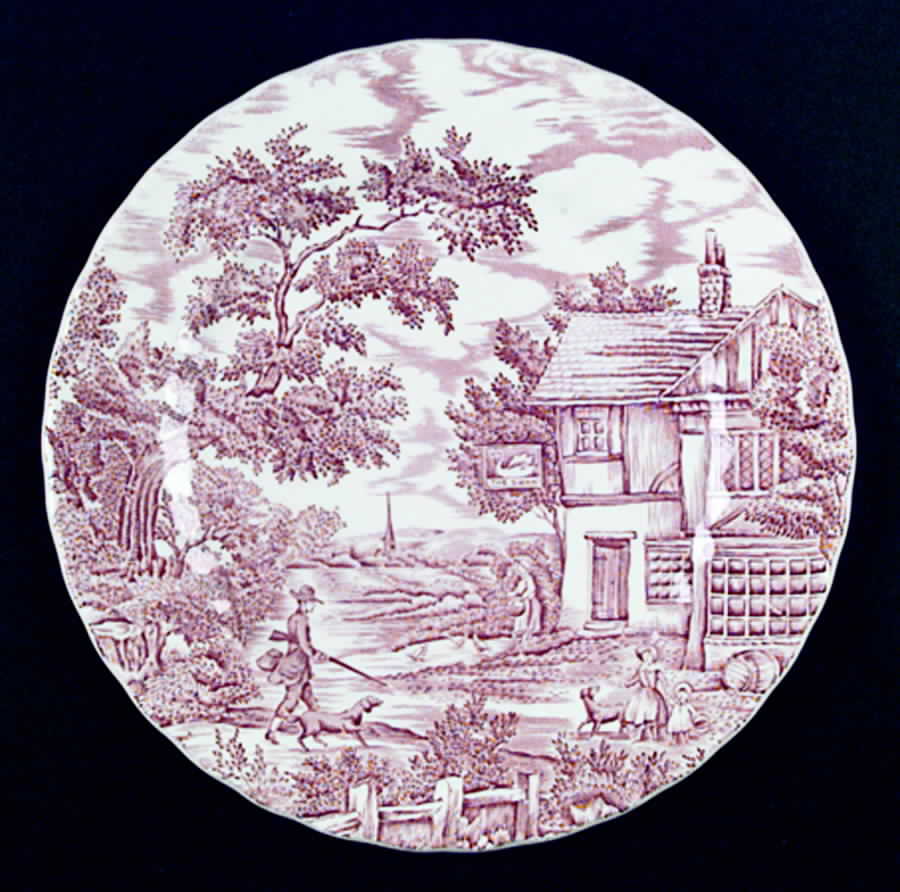 Hunter Rose Dinner Plate by Myott Staffordshire-1