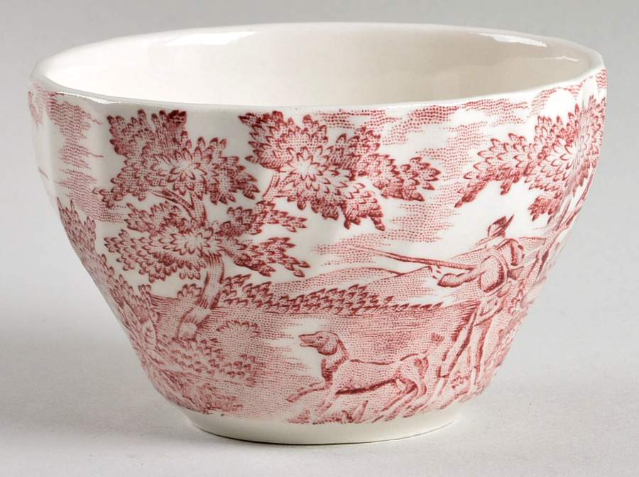 Hunter Rose Open Sugar Bowl by Myott Staffordshire-1