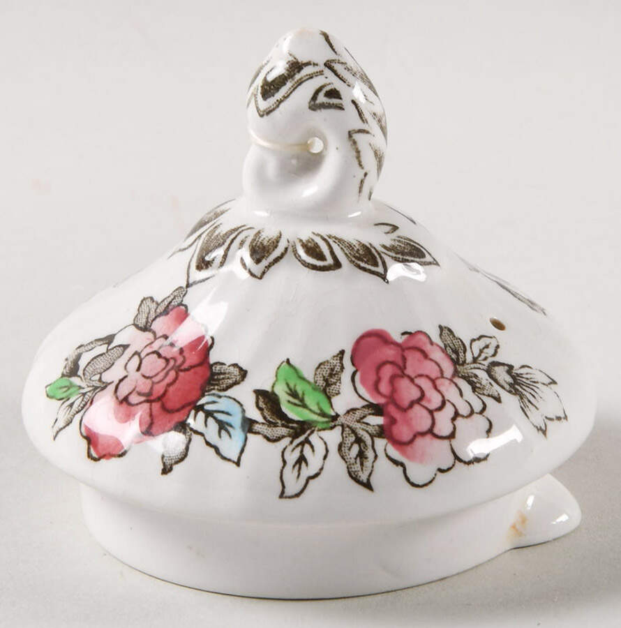 Indian Tree (No#, No Green Border, White Back) Lid for Coffee Pot by Myott Staffordshire-1