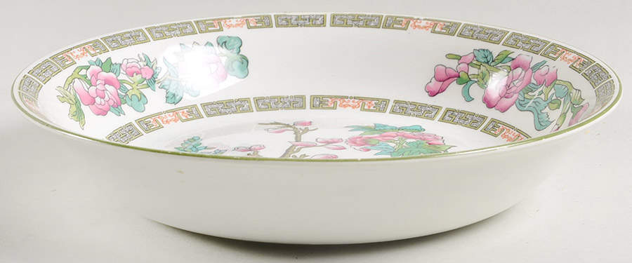 Indian Tree (Smooth, White) Coupe Soup Bowl by Myott Staffordshire-1