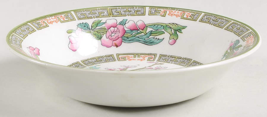 Indian Tree (Smooth, White) Fruit/Dessert (Sauce) Bowl by Myott Staffordshire-1