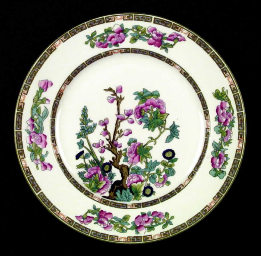 Indian Tree (Smooth, White) Dinner Plate by Myott Staffordshire-1