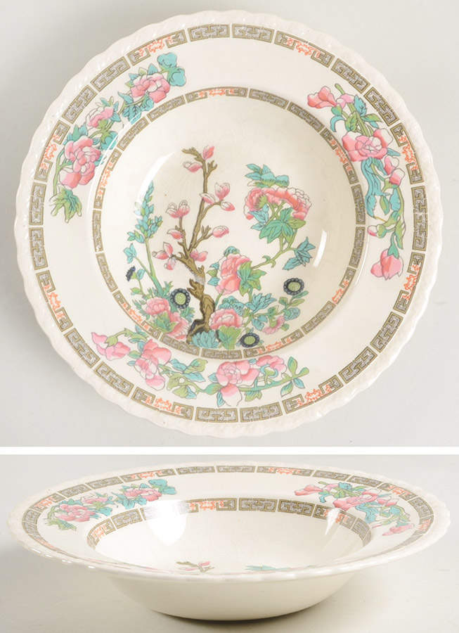 Indian Tree Rim Soup Bowl by Myott Staffordshire-1