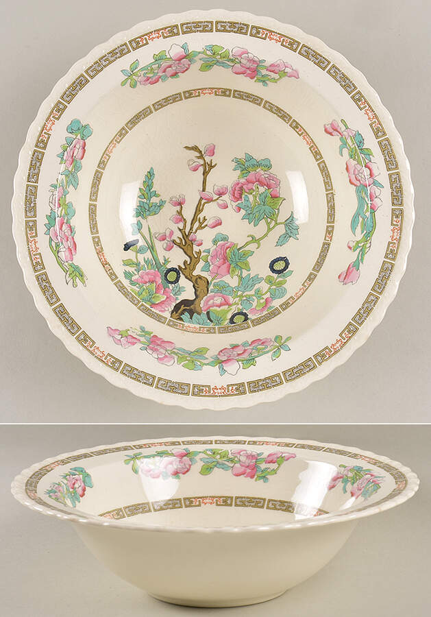 Indian Tree 9" Round Vegetable Bowl by Myott Staffordshire-1